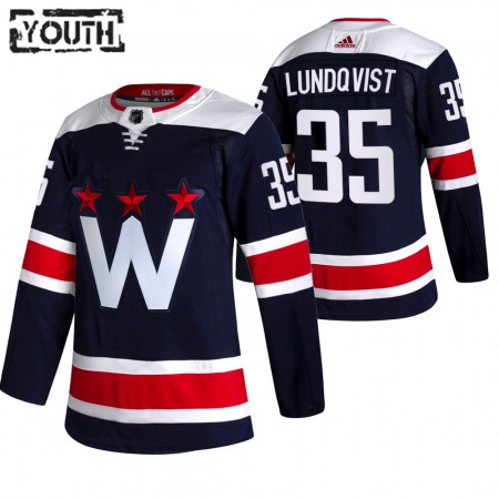 Washington Capitals Henrik Lundqvist 35 2020-21 Alternatief Authentic Shirt - Kinderen